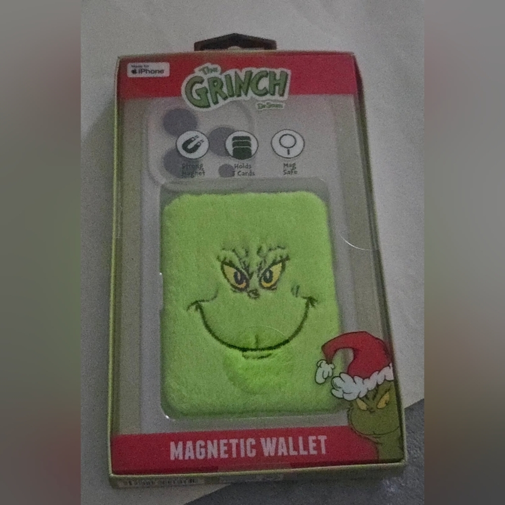 The Grinch Magnetic Wallet For Iphone Only